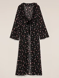 Old Navy x Anna Sui Chiffon Tie-Front Duster