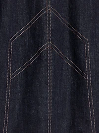 Old Navy x Anna Sui Denim Seamed Mini Skirt