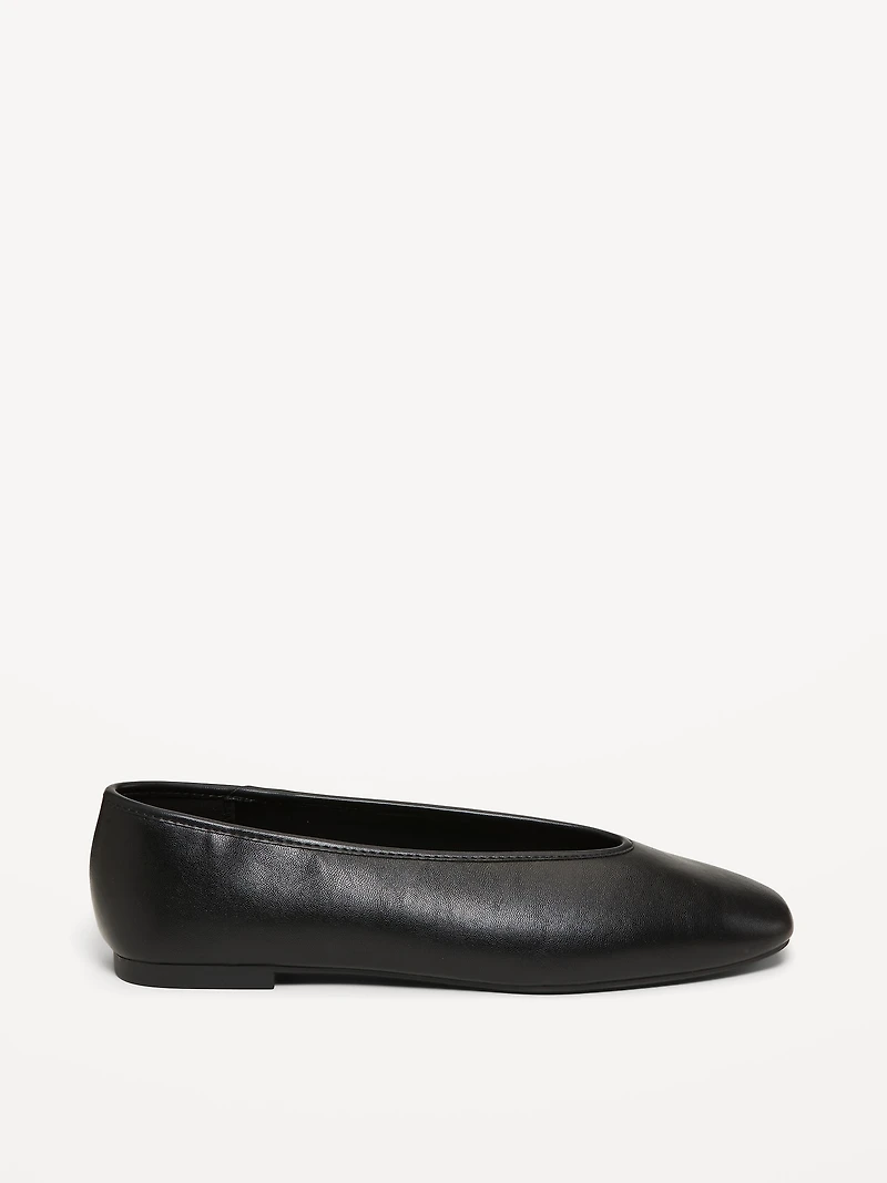V-Cut Ballet Flats