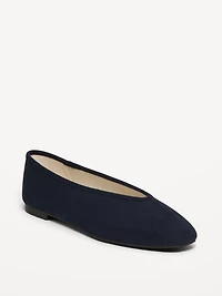 V-Cut Ballet Flats