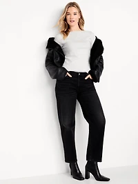 Snug Long-Sleeve Boat-Neck T-Shirt