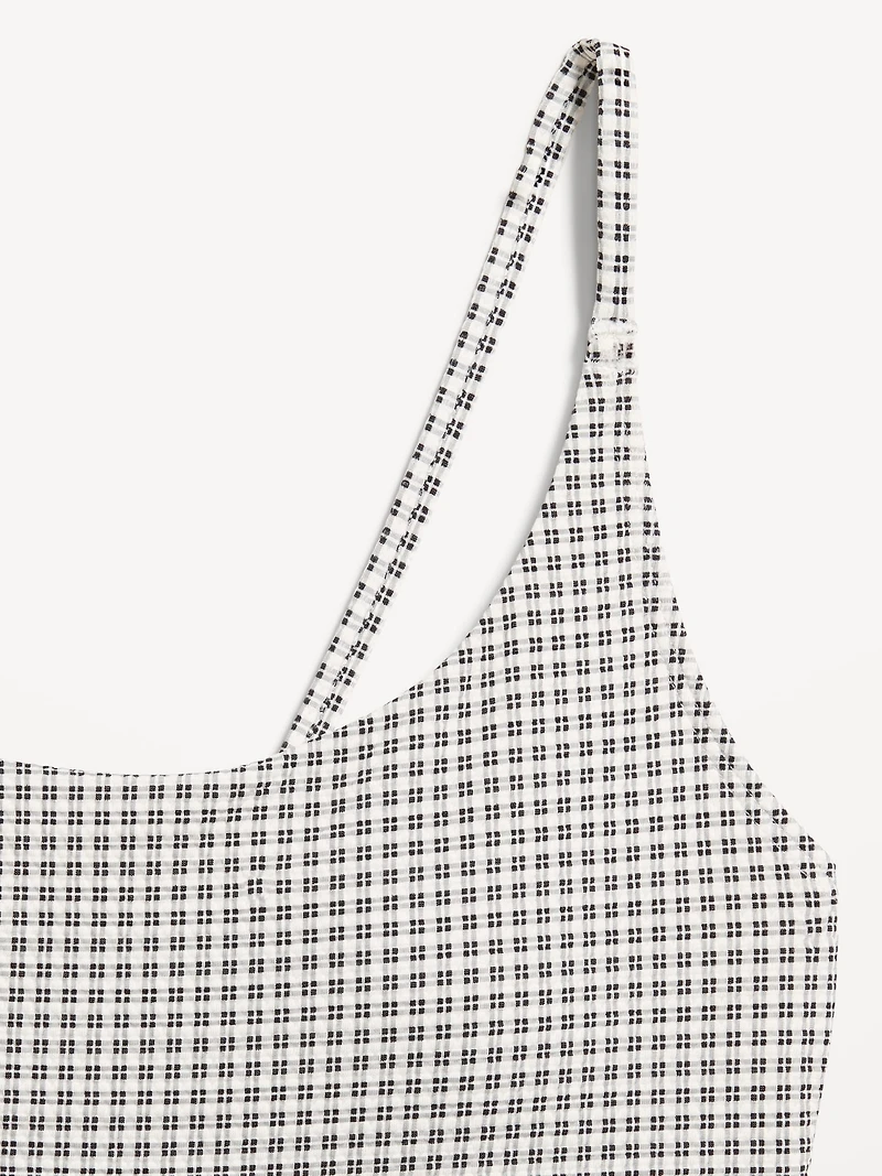 Textured Swim Romper - 2.5-inch inseam