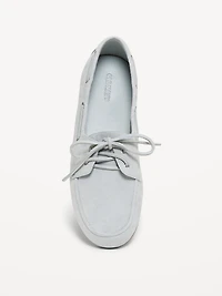 Faux-Suede Boat Shoes for Women