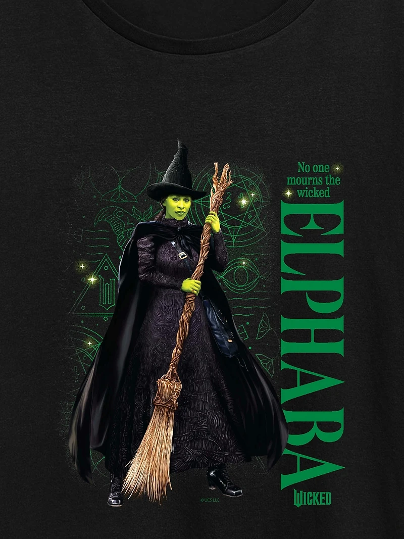 Wicked Elphaba No One Mourns Short Sleeve Graphic Tee