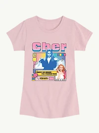 Cher Clueless Short Sleeve Tee For Girls