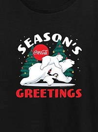 Coca Cola  Polar Bears Short Sleeve Graphic Tee