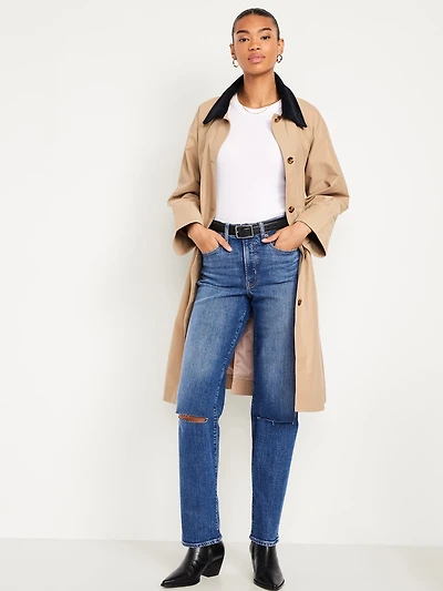 High-Waisted OG Loose Ripped Jeans