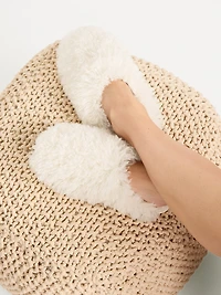 Faux Fur Slippers for Women