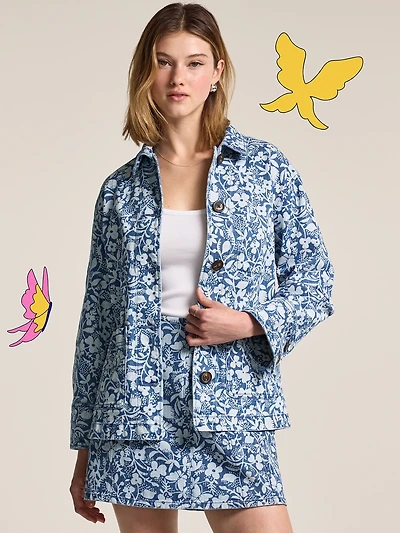 Old Navy x Anna Sui Denim Chore Jacket