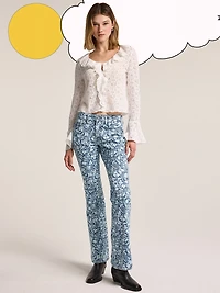 Old Navy x Anna Sui Slim Boot Cut Jeans