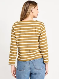 Long-Sleeve Mariner Loose T-Shirt
