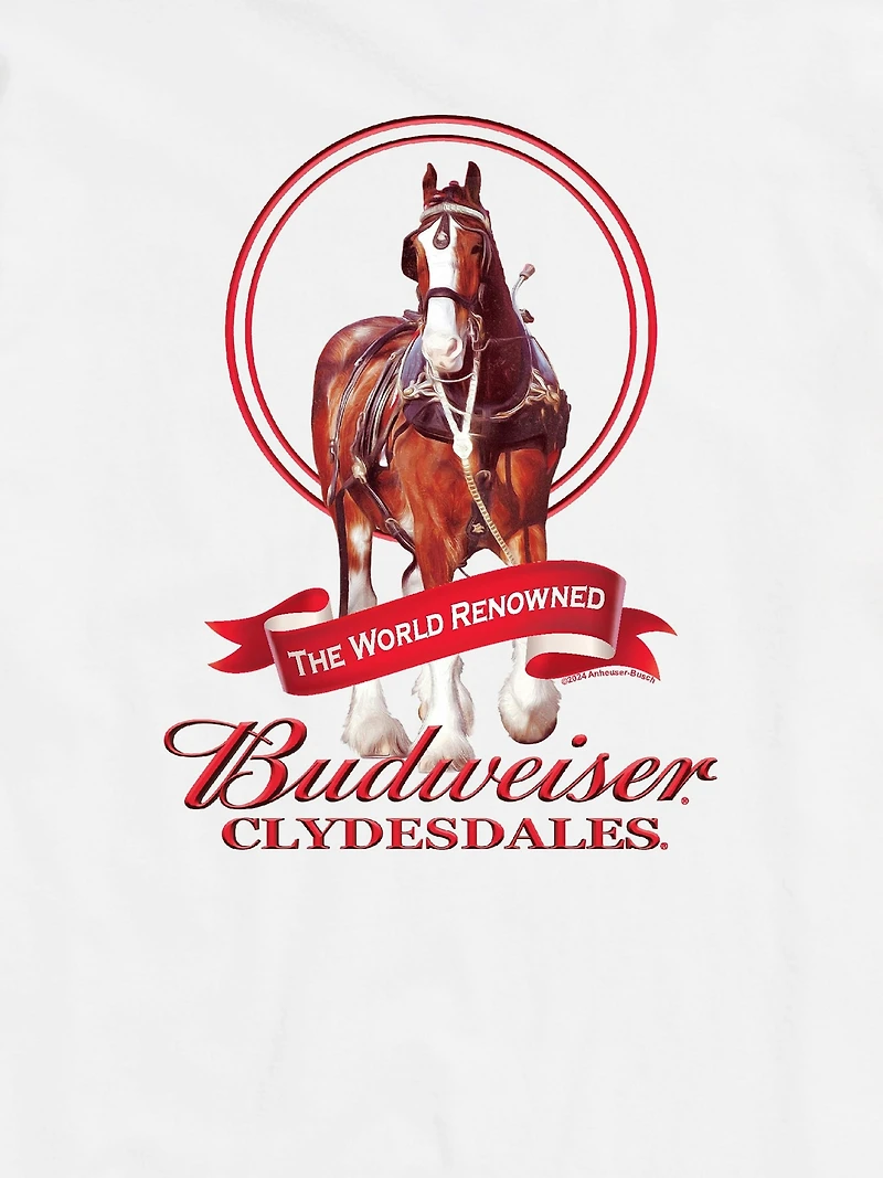 Budweiser Clydesdales Short Sleeve Graphic Tee