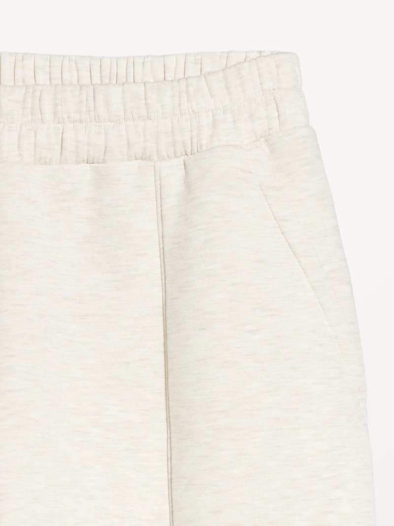 High-Waisted Bounce Fleece Wide-Leg Sweatpants