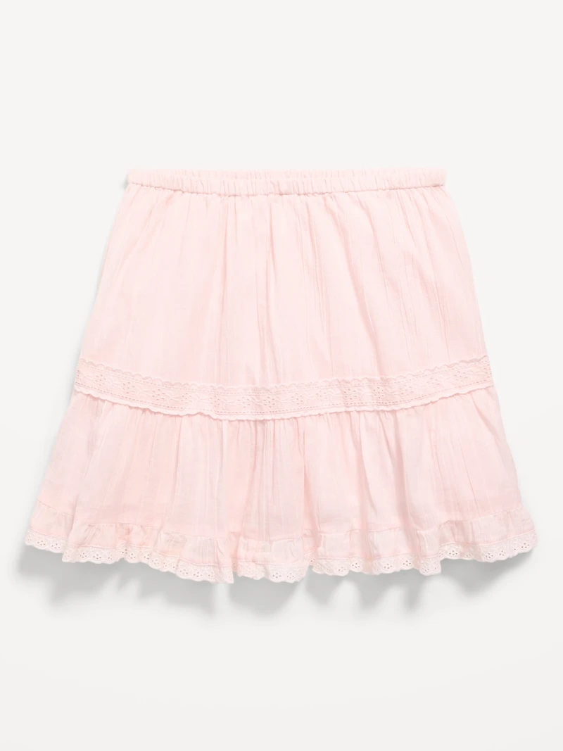 Crinkle Gauze Skort for Girls