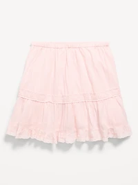 Crinkle Gauze Skort for Girls