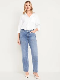 High-Waisted OG Loose Rigid Jeans