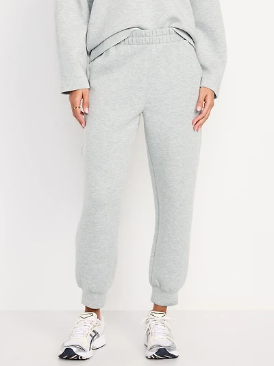 High-Waisted Bounce Fleece Jogger Sweatpants