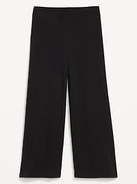 High-Waisted Fashion Wide-Leg Cropped Leggings