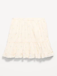 Crinkle Gauze Skort for Girls