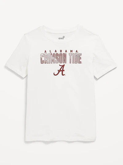 College Graphic Gender-Neutral T-Shirt for Kids