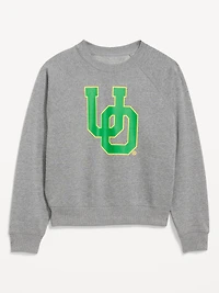 College Crew-Neck Sweatshirt for Women
