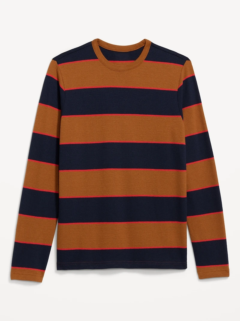 Long-Sleeve Striped T-Shirt
