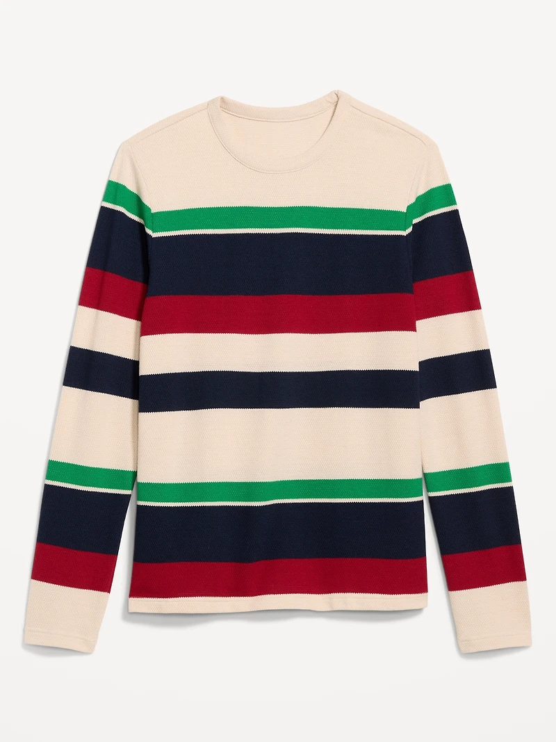 Long-Sleeve Striped T-Shirt