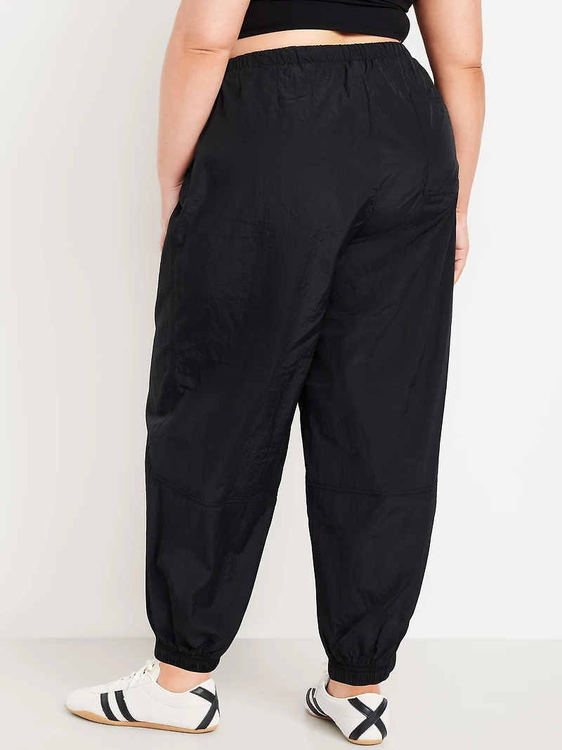 Pull-On Bubble Windbreaker Pants