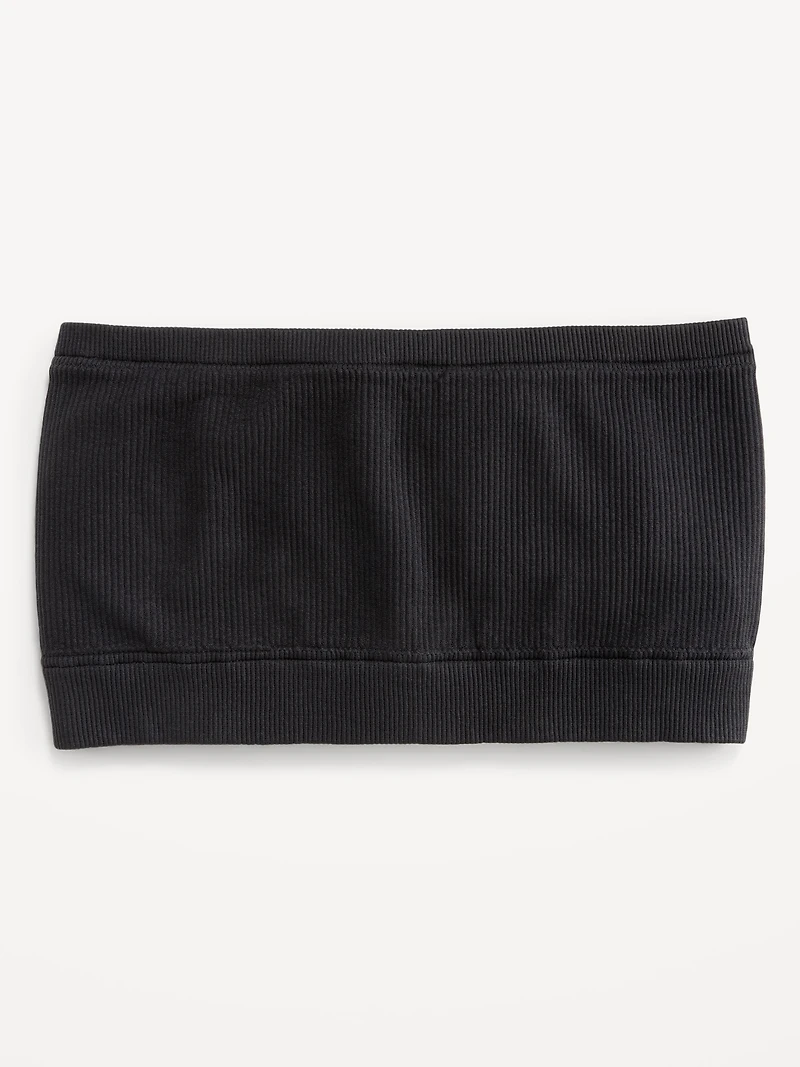 Seamless Ribbed Longline Bandeau