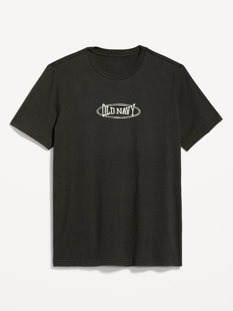 Crew-Neck Logo-Graphic T-Shirt