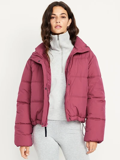 Water-Resistant Puffer Jacket