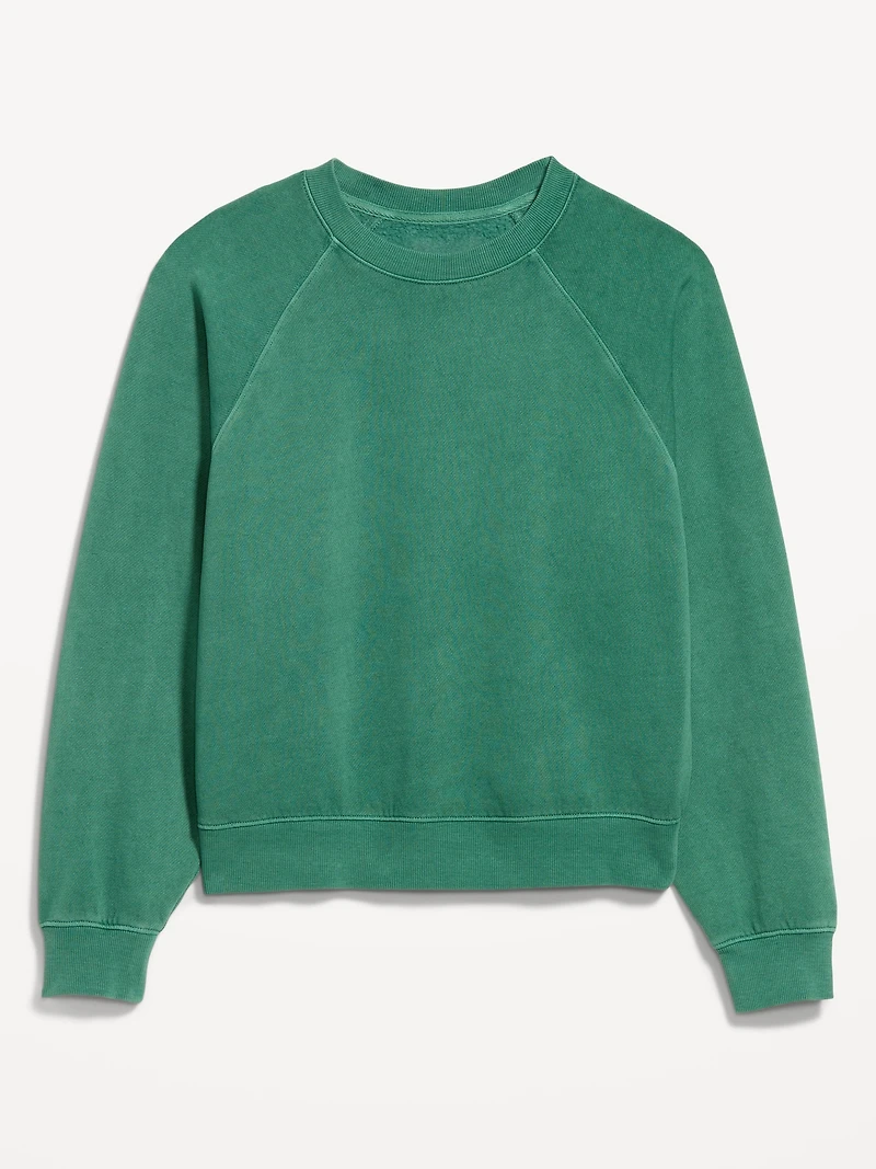 Oversized Raglan Sweatshirt