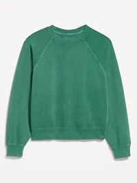 Oversized Raglan Sweatshirt