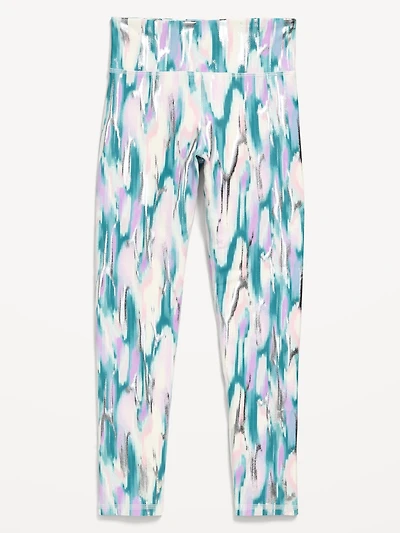 High-Waisted PowerSoft 7/8-Length Leggings for Girls