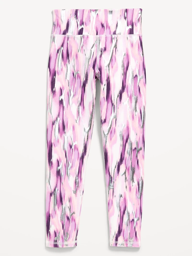 High-Waisted PowerSoft 7/8-Length Leggings for Girls