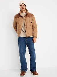 Western Canvas Puffer Jacket