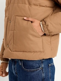 Western Canvas Puffer Jacket