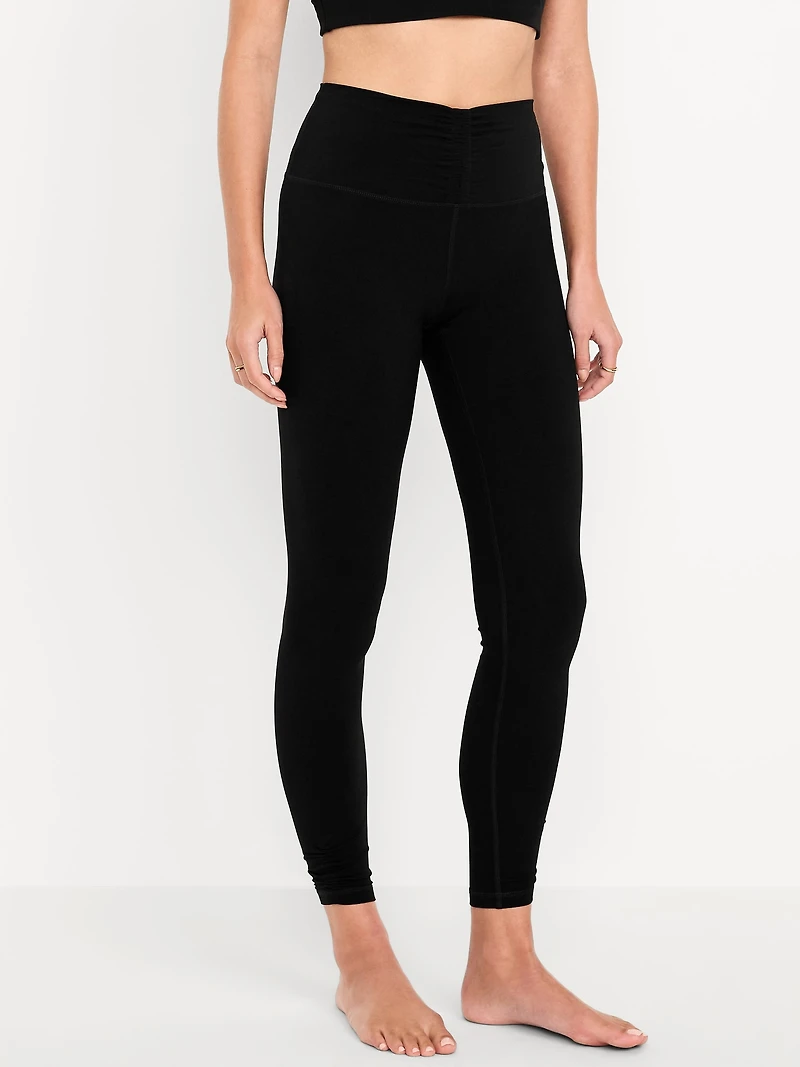 High-Waisted StudioSmooth Ruched Leggings