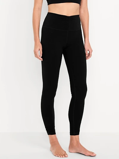 High-Waisted StudioSmooth Ruched Leggings