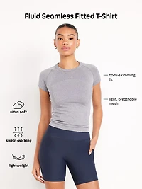 Fluid Seamless Fitted T-Shirt