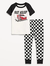 Snug-Fit Graphic Pajama Set for Toddler & Baby