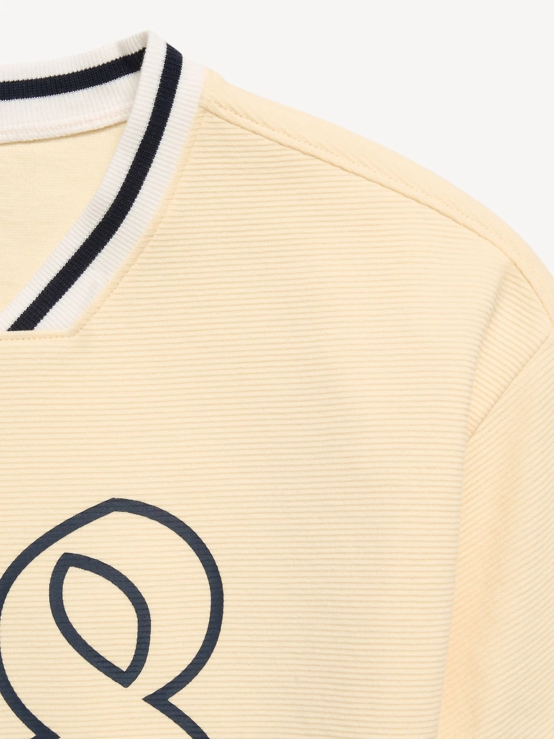 Short-Sleeve Soccer Jersey Sweater for Boys