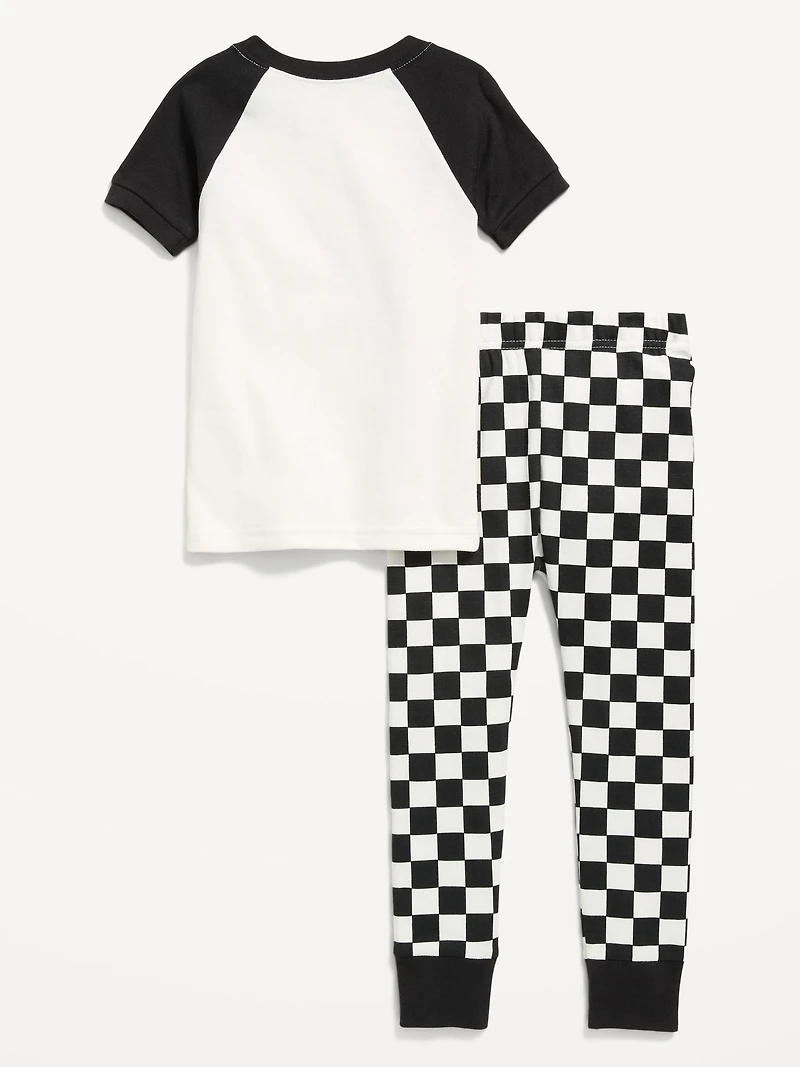 Snug-Fit Graphic Pajama Set for Toddler & Baby