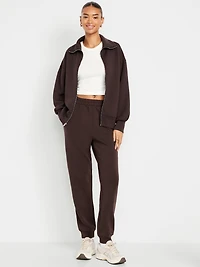 High-Waisted Bounce Fleece Jogger Sweatpants
