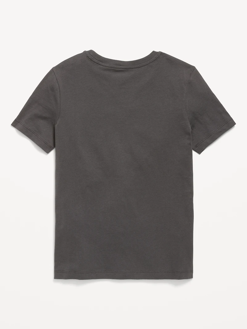 College Graphic Gender-Neutral T-Shirt for Kids