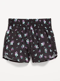 High-Waisted Dolphin-Hem Run Shorts for Girls