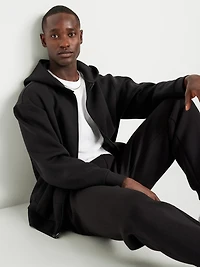 Bounce Fleece Oversized Full-Zip Hoodie