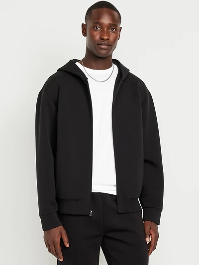 Bounce Fleece Oversized Full-Zip Hoodie