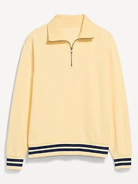 Collared Nautical Fleece Pullover