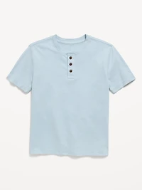 Softest Short-Sleeve Henley T-Shirt for Boys